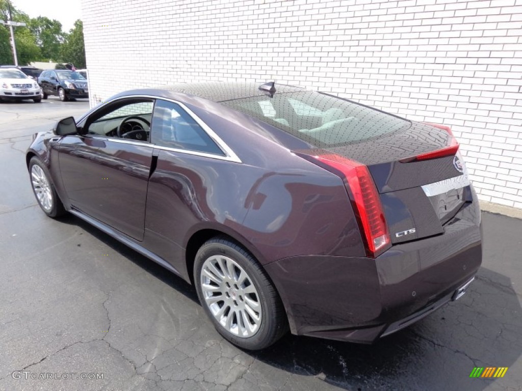 2014 CTS Coupe - Majestic Plum Metallic / Light Titanium/Ebony photo #6
