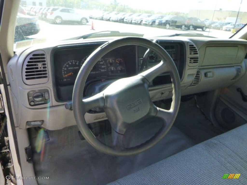 1998 Sierra 1500 SL Regular Cab - Olympic White / Pewter photo #10