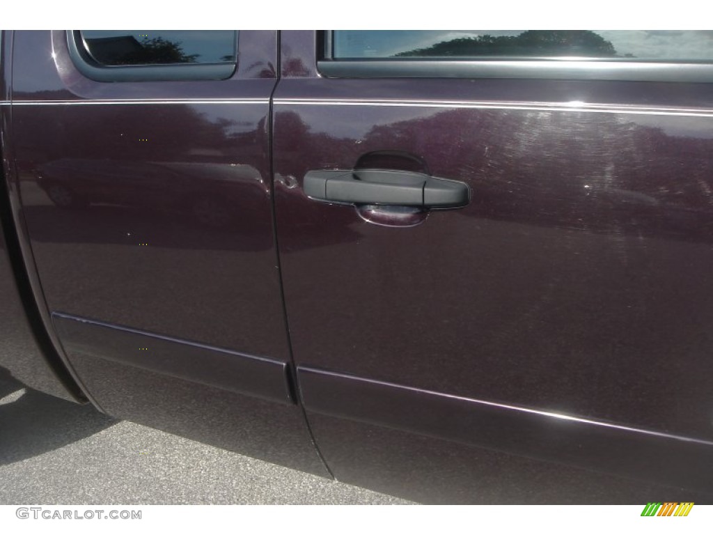 2008 Silverado 1500 LT Extended Cab - Dark Cherry Metallic / Ebony photo #12