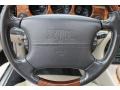 2003 Jaguar XJ Oatmeal Interior Steering Wheel Photo
