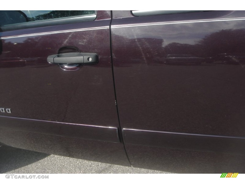 2008 Silverado 1500 LT Extended Cab - Dark Cherry Metallic / Ebony photo #36