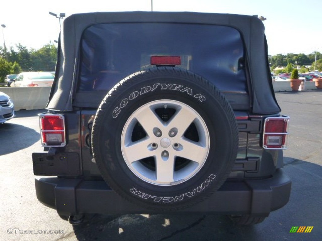 2010 Wrangler Sport 4x4 - Dark Charcoal Pearl / Dark Slate Gray/Medium Slate Gray photo #4