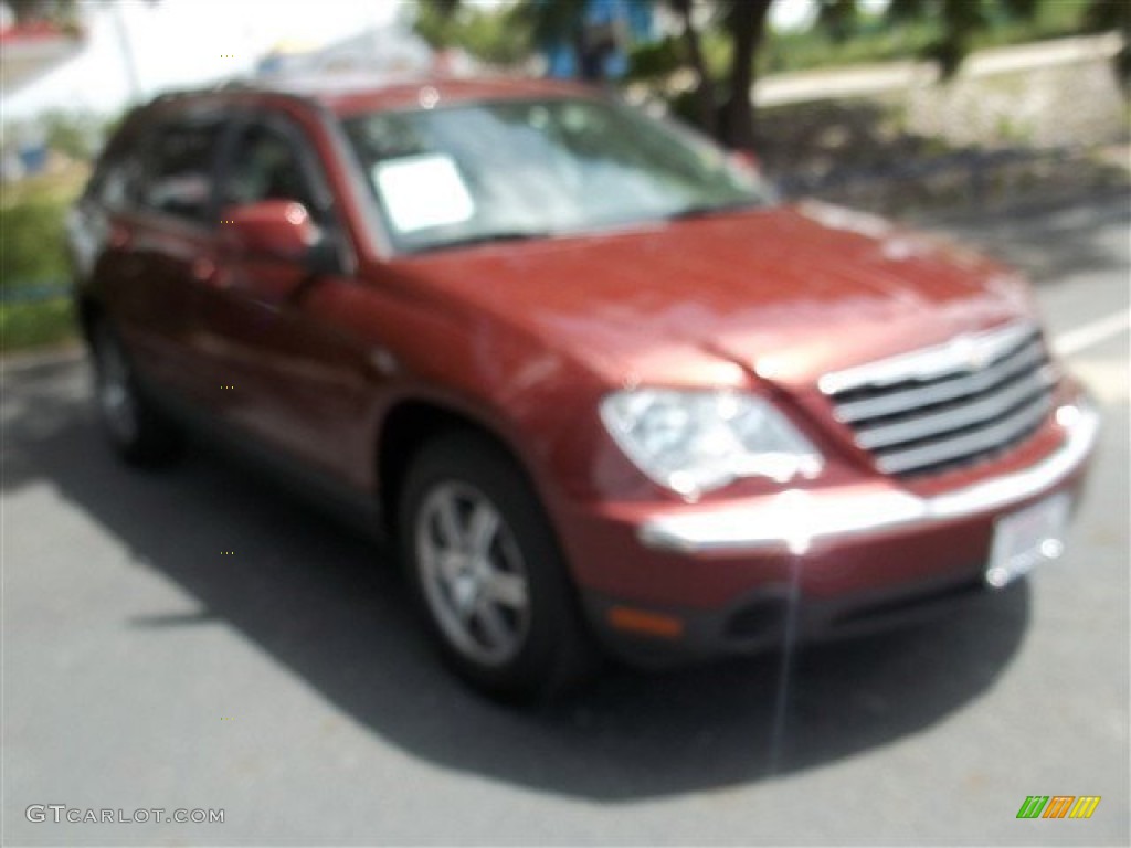 2007 Pacifica Touring - Cognac Crystal Pearl / Dark Khaki/Light Graystone photo #45