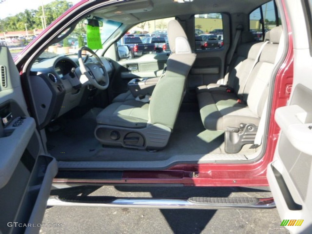 2006 F150 XLT SuperCab 4x4 - Dark Toreador Red Metallic / Medium/Dark Flint photo #15