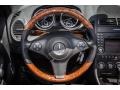 2011 Mercedes-Benz SLK Black Interior Steering Wheel Photo