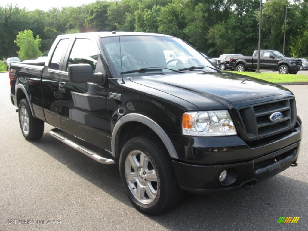 2006 F150 FX4 SuperCab 4x4 - Black / Black photo #1