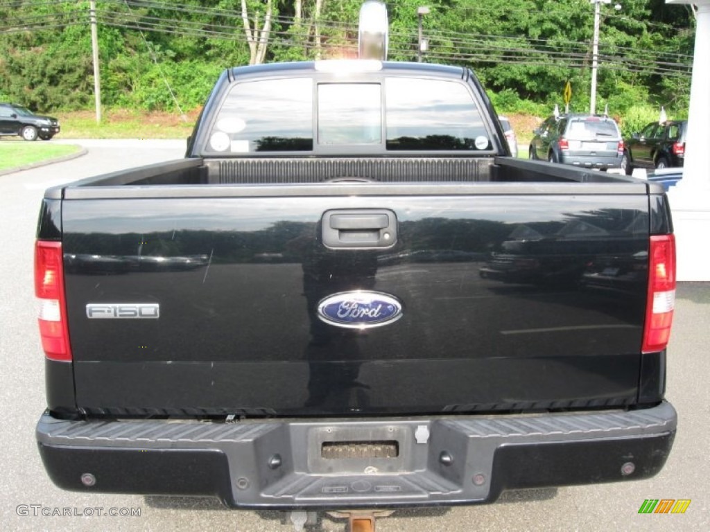 2006 F150 FX4 SuperCab 4x4 - Black / Black photo #6