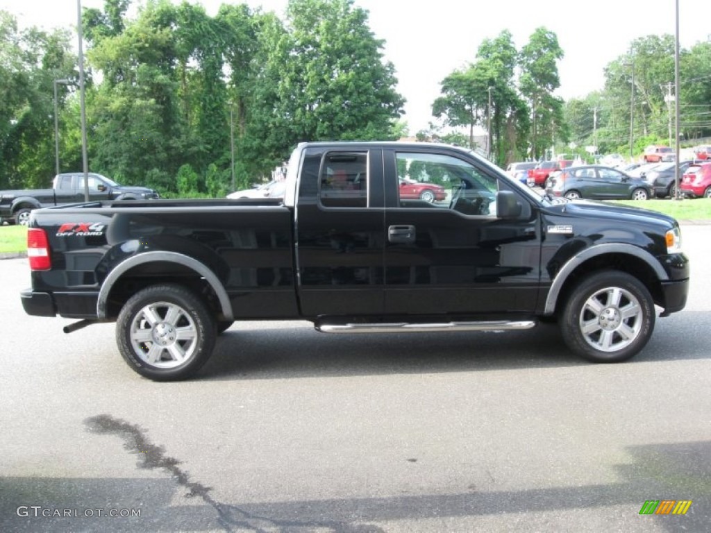 2006 F150 FX4 SuperCab 4x4 - Black / Black photo #8
