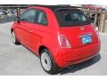 2012 Rosso (Red) Fiat 500 c cabrio Pop  photo #7