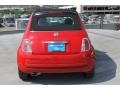 2012 Rosso (Red) Fiat 500 c cabrio Pop  photo #8