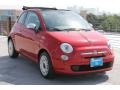 2012 Rosso (Red) Fiat 500 c cabrio Pop  photo #13