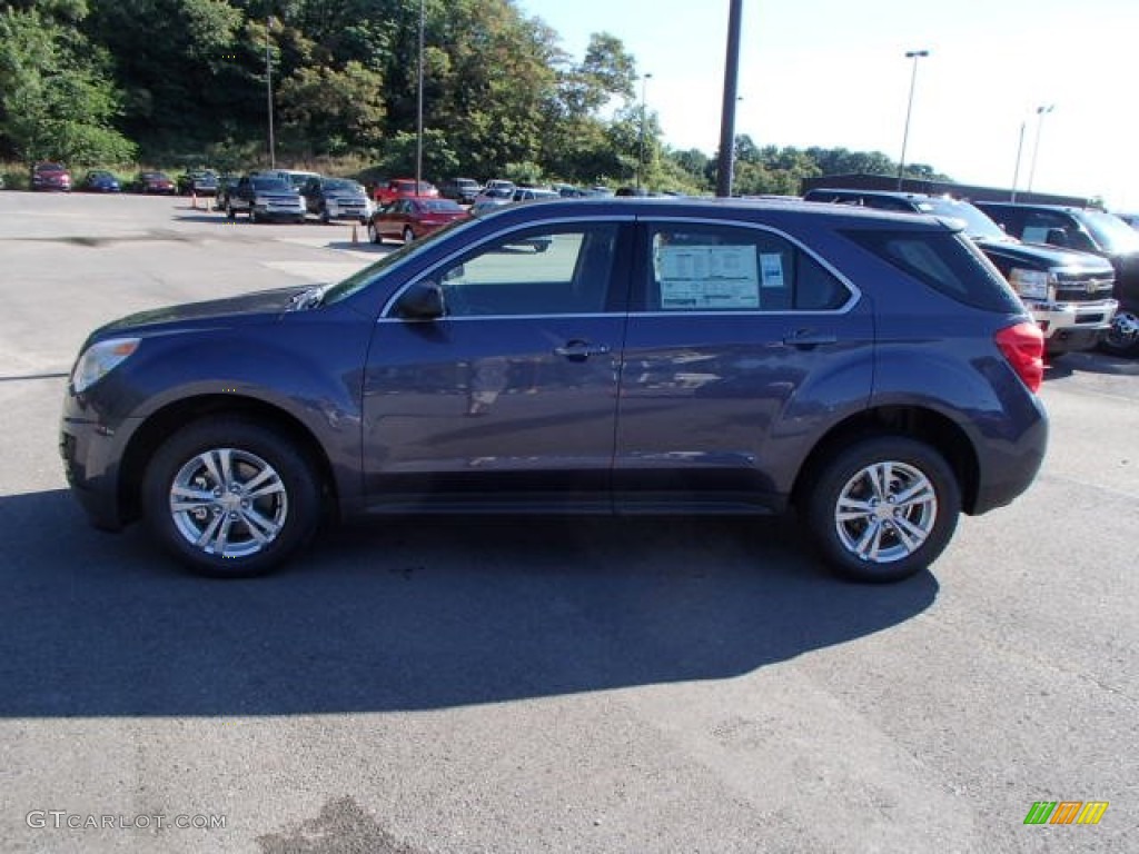 2013 Equinox LS - Atlantis Blue Metallic / Jet Black photo #5