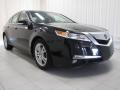 Crystal Black Pearl 2010 Acura TL 3.5 Technology Exterior