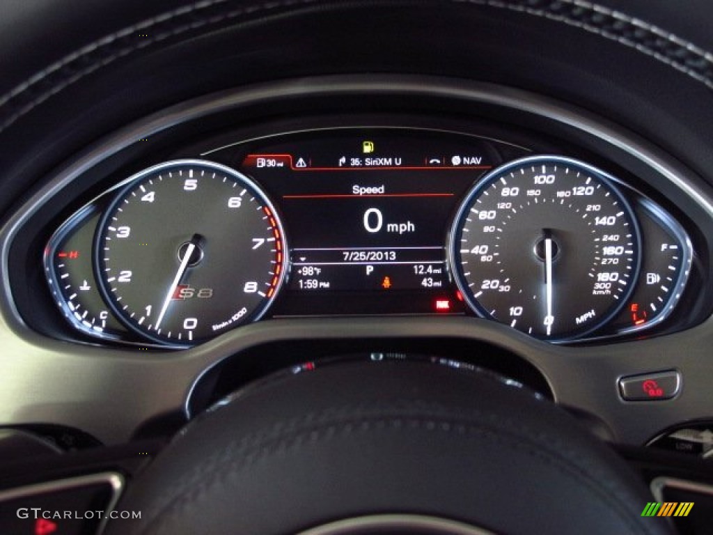 2014 Audi S8 quattro S Gauges Photo #83877060