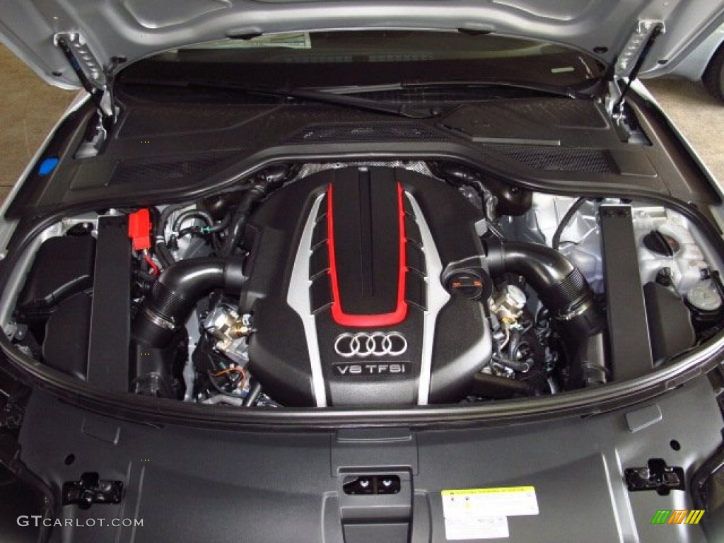 2014 Audi S8 quattro S 4.0 Liter FSI Turbocharged DOHC 32-Valve VVT V8 Engine Photo #83877075