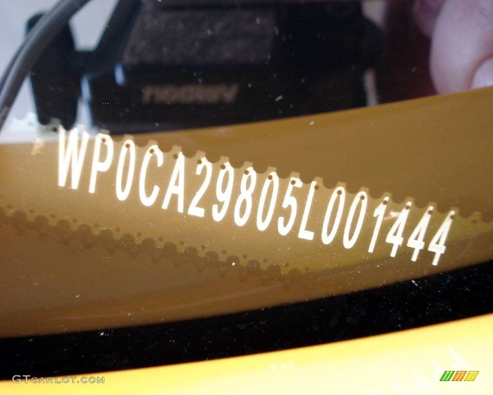 2005 Carrera GT  - Fayence Yellow / Dark Grey Natural Leather photo #10