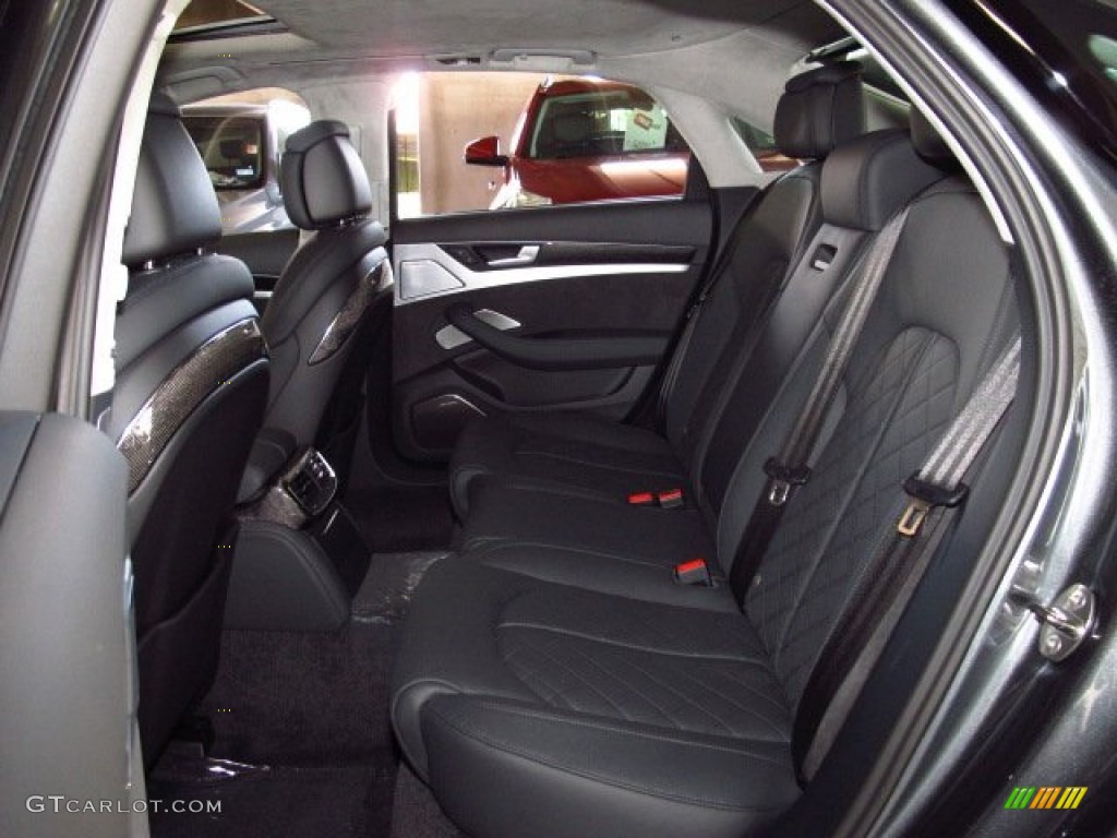 2014 Audi S8 quattro S Rear Seat Photo #83877291