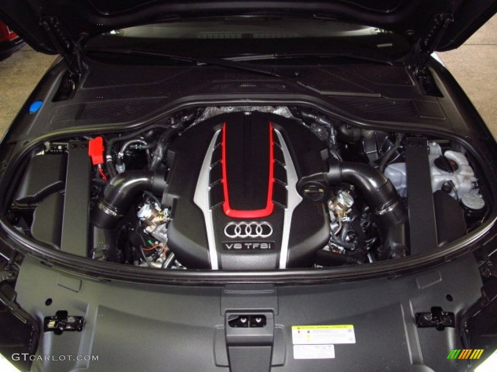 2014 Audi S8 quattro S 4.0 Liter FSI Turbocharged DOHC 32-Valve VVT V8 Engine Photo #83877561