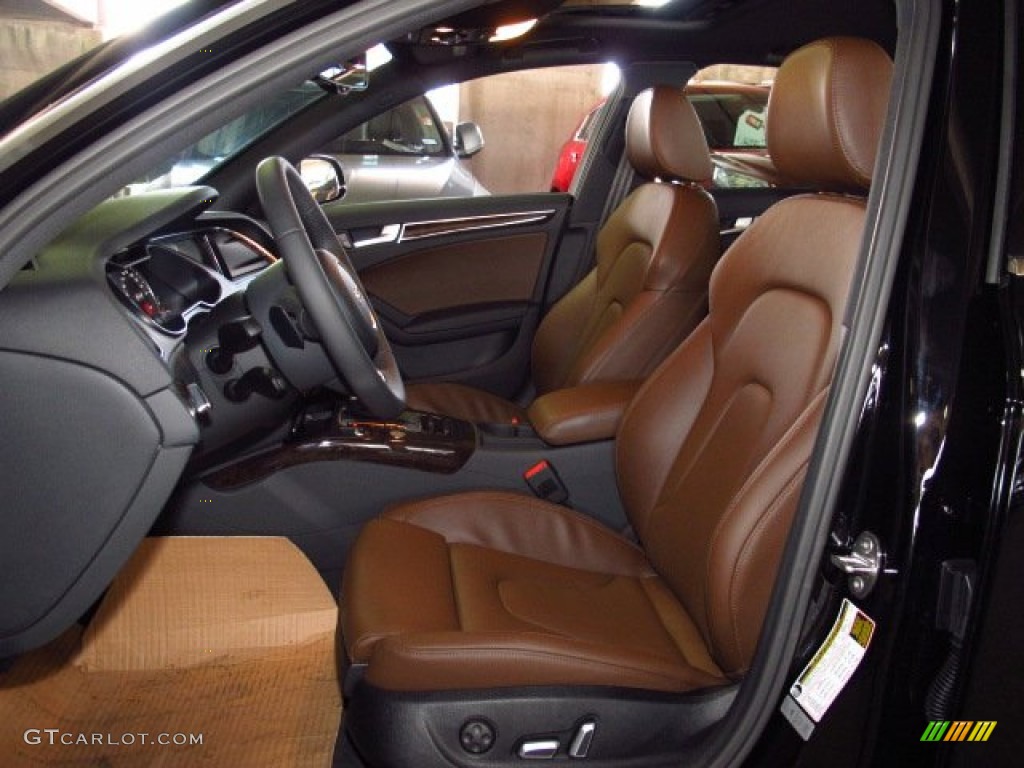 Chestnut Brown Black Interior 2014 Audi A4 2 0t Quattro