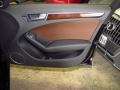 Chestnut Brown/Black Door Panel Photo for 2014 Audi A4 #83877779