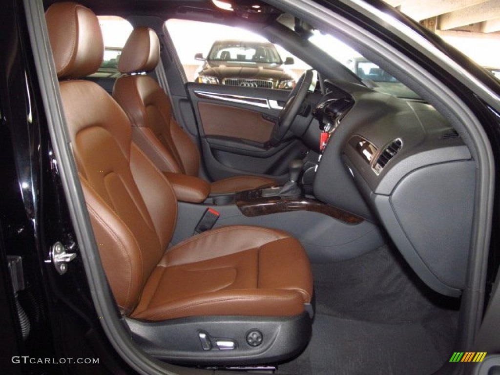 Chestnut Brown/Black Interior 2014 Audi A4 2.0T quattro Sedan Photo #83877792