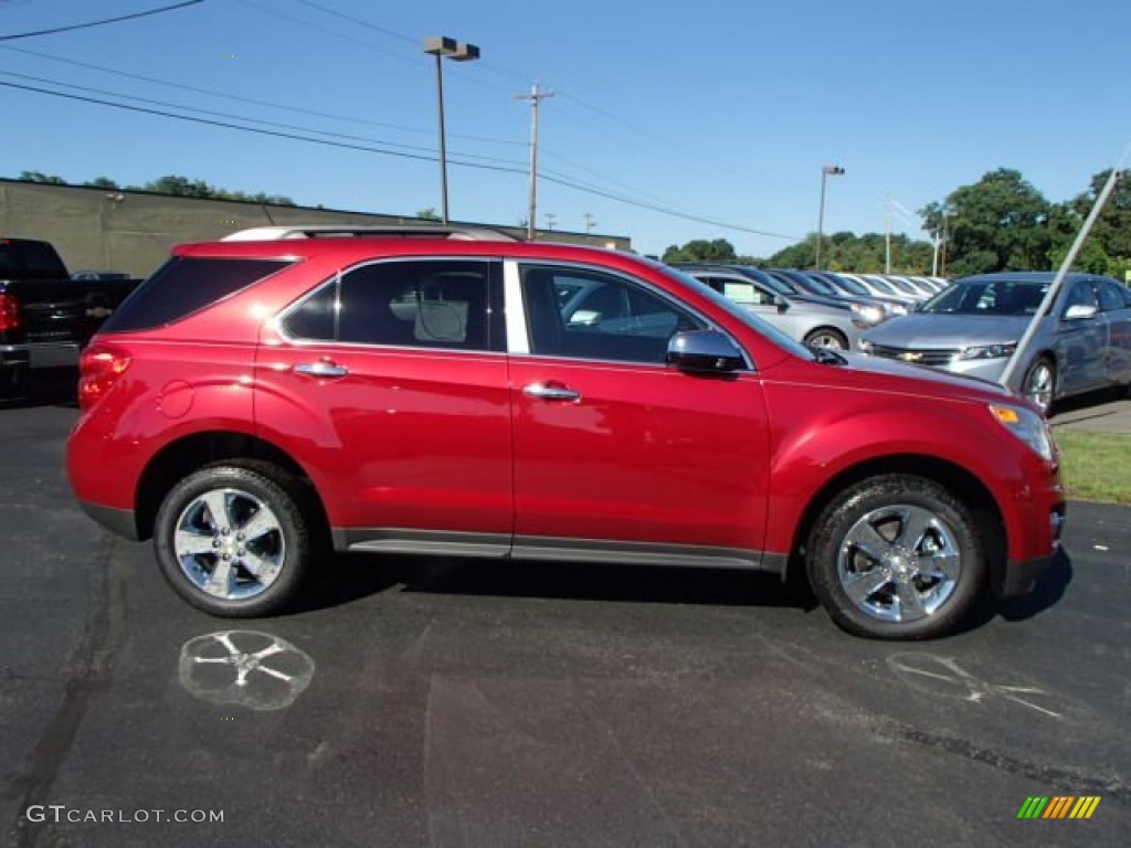 2013 Equinox LT AWD - Crystal Red Tintcoat / Jet Black photo #1