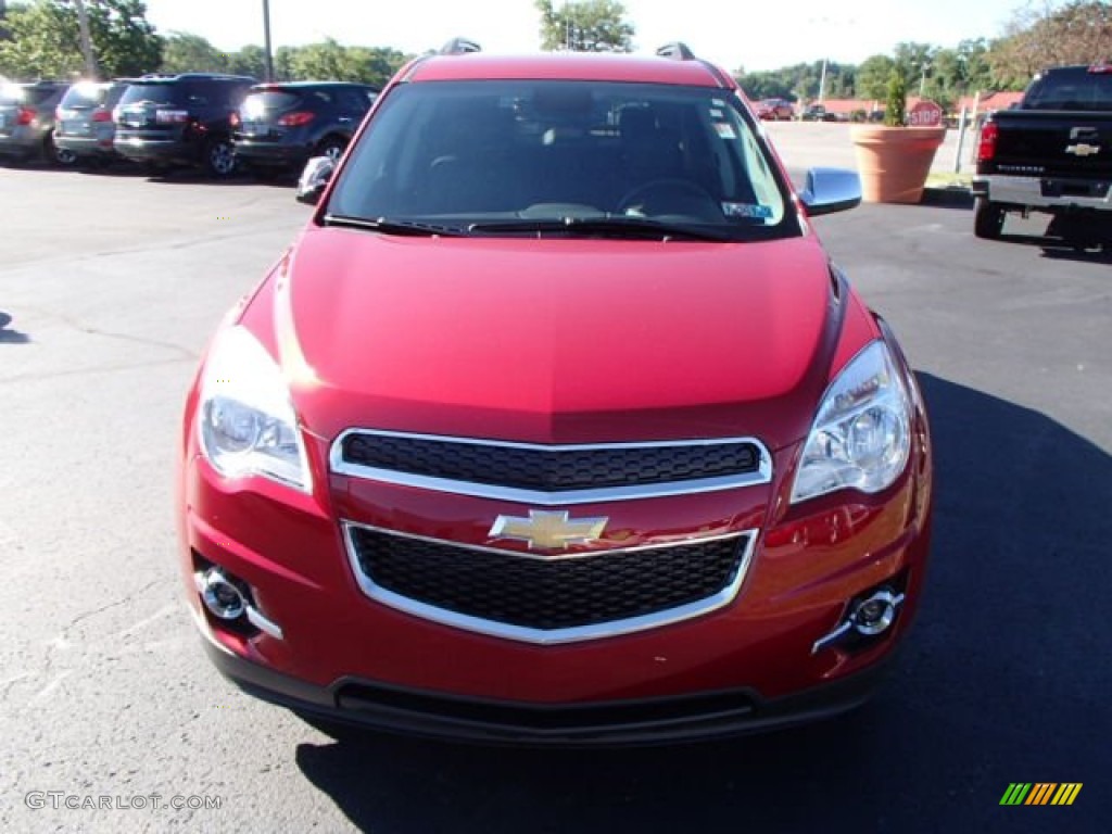 2013 Equinox LT AWD - Crystal Red Tintcoat / Jet Black photo #3