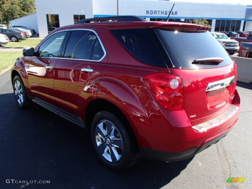 2013 Equinox LT AWD - Crystal Red Tintcoat / Jet Black photo #6