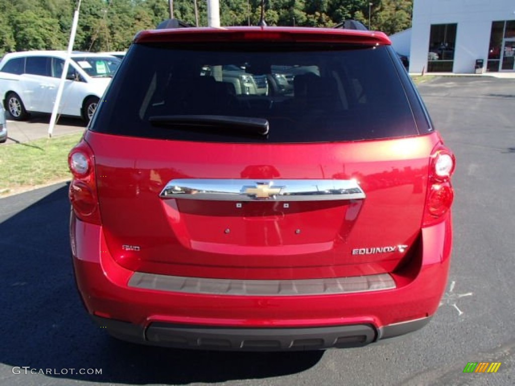 2013 Equinox LT AWD - Crystal Red Tintcoat / Jet Black photo #7