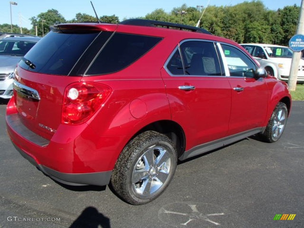 2013 Equinox LT AWD - Crystal Red Tintcoat / Jet Black photo #8