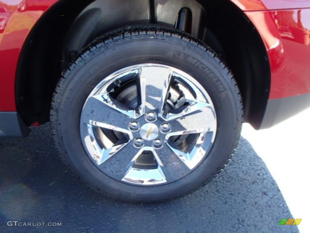 2013 Equinox LT AWD - Crystal Red Tintcoat / Jet Black photo #9