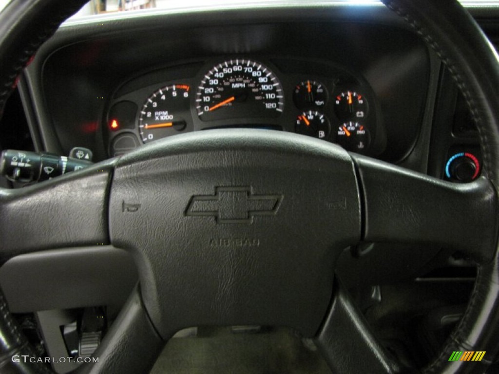 2003 Silverado 2500HD LS Extended Cab 4x4 - Dark Green Metallic / Dark Charcoal photo #17