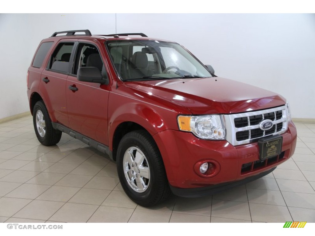 2009 Escape XLT - Sangria Red Metallic / Stone photo #1