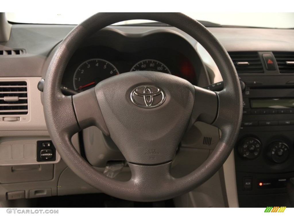 2009 Corolla LE - Black Sand Pearl / Ash photo #7