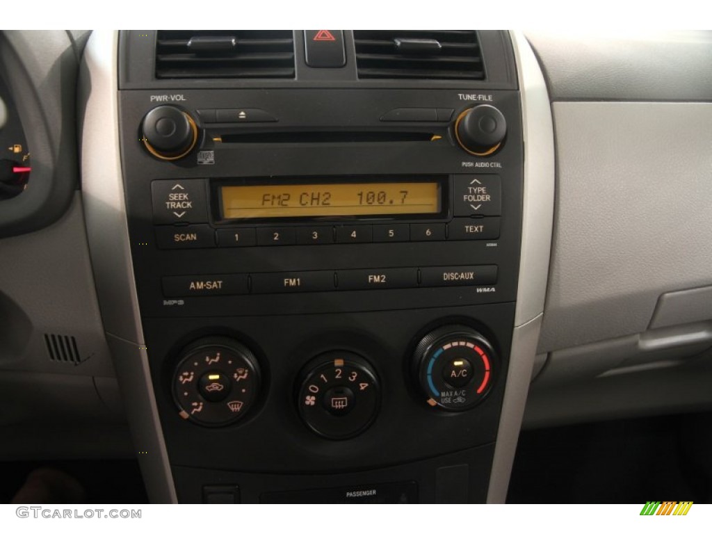 2009 Corolla LE - Black Sand Pearl / Ash photo #9