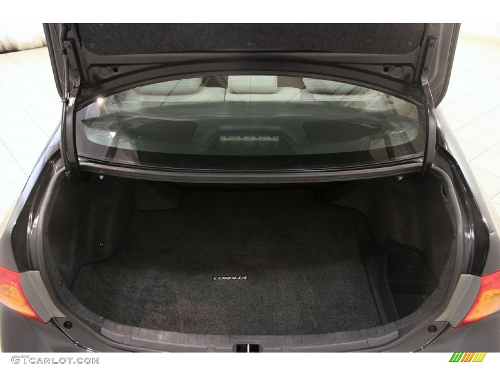 2009 Corolla LE - Black Sand Pearl / Ash photo #15