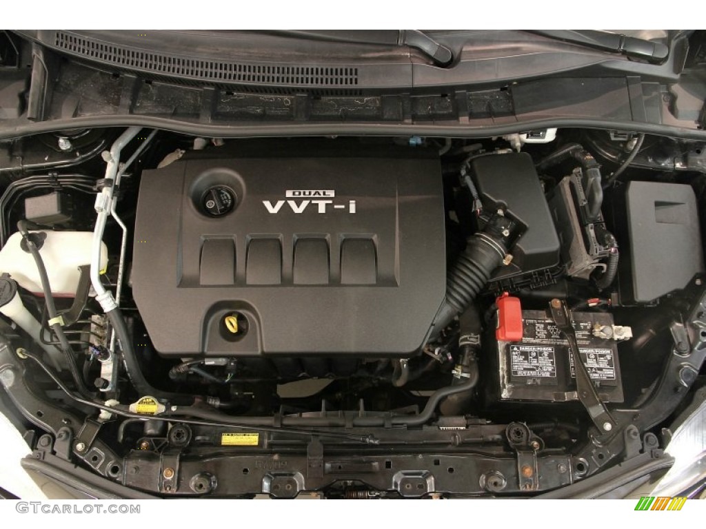 2009 Corolla LE - Black Sand Pearl / Ash photo #16