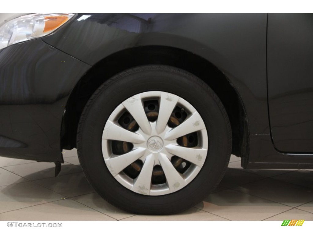 2009 Corolla LE - Black Sand Pearl / Ash photo #17