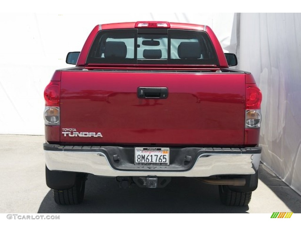 2007 Tundra Limited Double Cab - Salsa Red Pearl / Graphite Gray photo #10