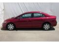 2010 Tango Red Pearl Honda Civic LX Sedan  photo #9