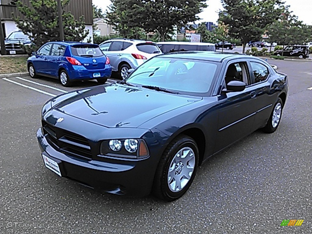 Steel Blue Metallic Dodge Charger