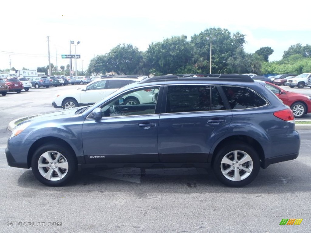 2014 Outback 3.6R Limited - Twilight Blue Metallic / Ivory photo #3