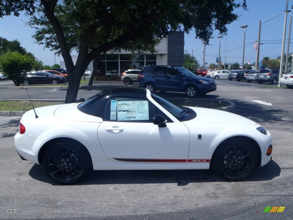 Crystal White Pearl Mica 2013 Mazda MX-5 Miata Club Hard Top Roadster Exterior Photo #83885749