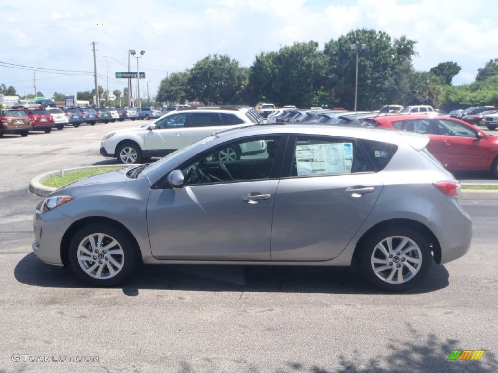 Liquid Silver Metallic 2013 Mazda MAZDA3 i Grand Touring 5 Door Exterior Photo #83886187