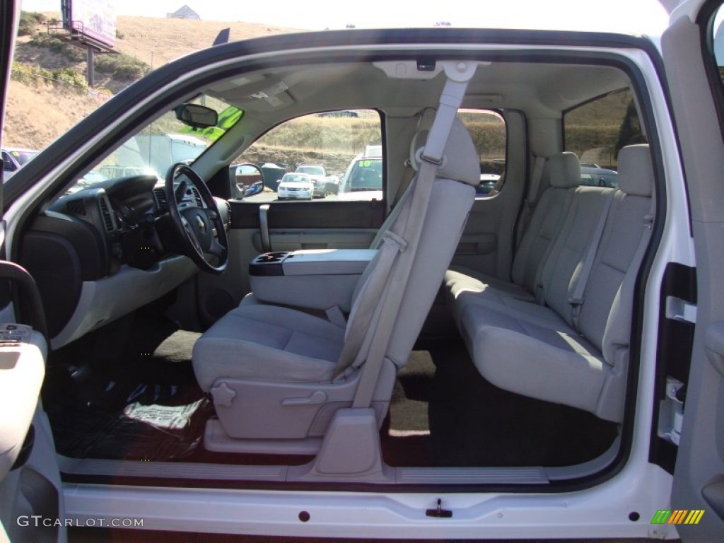 Light Titanium/Ebony Interior 2009 Chevrolet Silverado 2500HD LT Extended Cab 4x4 Photo #83886190