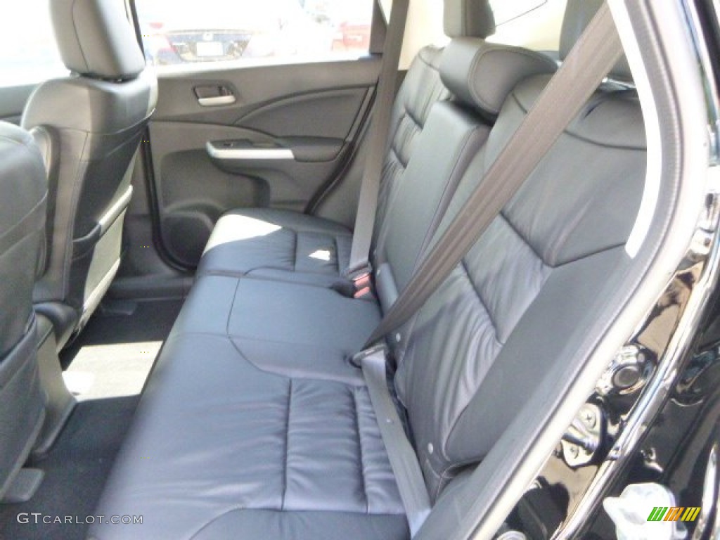 2013 CR-V EX-L AWD - Crystal Black Pearl / Black photo #11