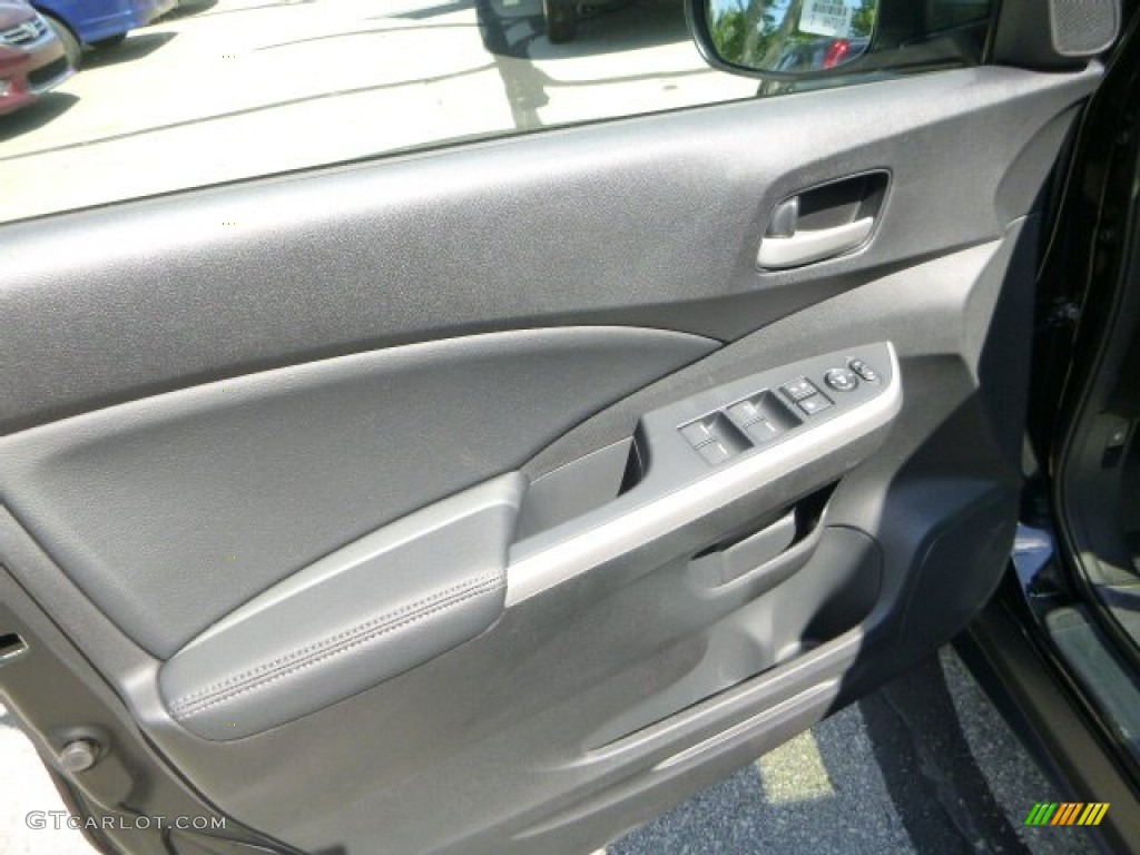 2013 CR-V EX-L AWD - Crystal Black Pearl / Black photo #14