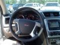 Dark Cashmere 2014 GMC Acadia SLT AWD Steering Wheel