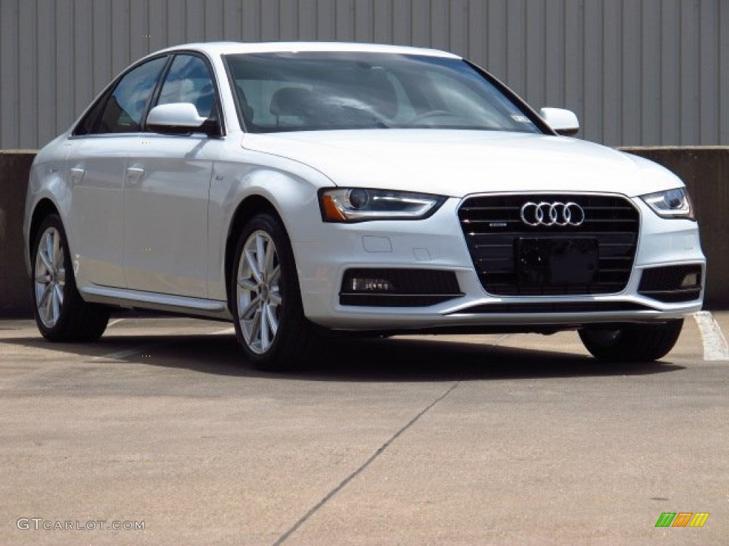Glacier White Metallic 2014 Audi A4 2.0T quattro Sedan Exterior Photo #83886926