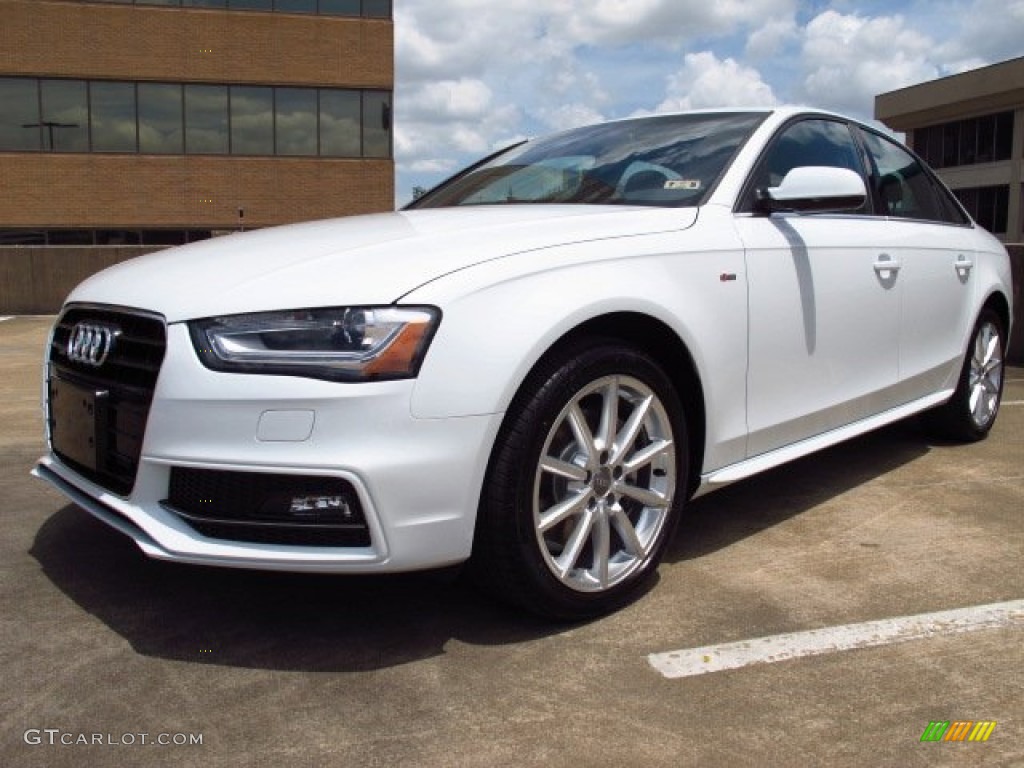 Glacier White Metallic 2014 Audi A4 2.0T quattro Sedan Exterior Photo #83887018